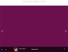 Tablet Screenshot of gabrieletranchina.com